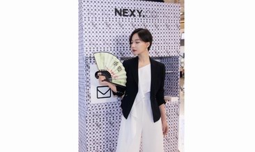 nexy.co代言人王珞丹空降重庆，打卡绿色星球限时快闪店